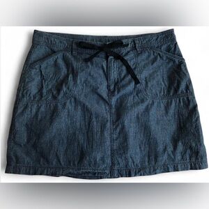 White Stag Skirt Women's Size 16 Blue Adjustable Waist Casual